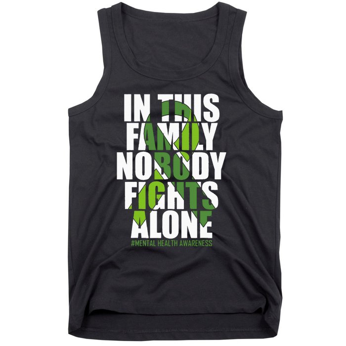 Mental Health Awareness Ribbon Family You Matter Kindness Tank Top