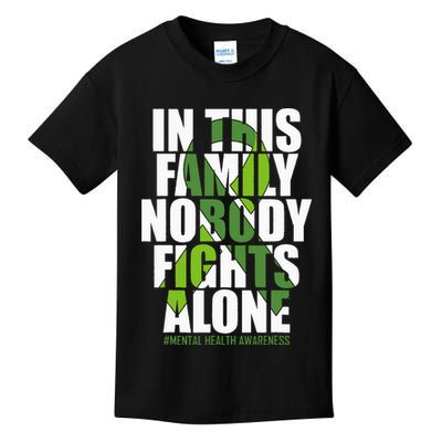 Mental Health Awareness Ribbon Family You Matter Kindness Kids T-Shirt
