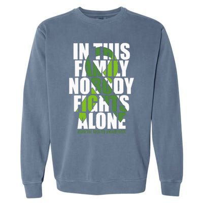 Mental Health Awareness Ribbon Family You Matter Kindness Garment-Dyed Sweatshirt