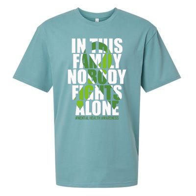 Mental Health Awareness Ribbon Family You Matter Kindness Sueded Cloud Jersey T-Shirt