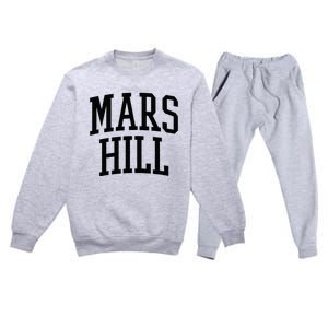 Mars Hill Athletic Arch College University Alumni Premium Crewneck Sweatsuit Set