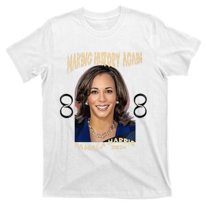 Making History Again Kamala Harris 2024 Premium T-Shirt