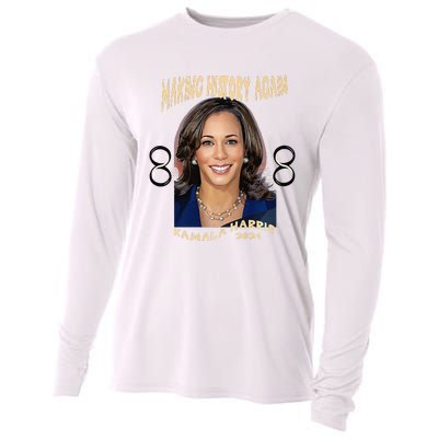 Making History Again Kamala Harris 2024 Premium Cooling Performance Long Sleeve Crew