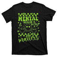 Mental Health Awareness Heart Wear Green For Mental Health T-Shirt