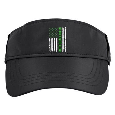 Mental Health Awareness Green Ribbon Adult Drive Performance Visor