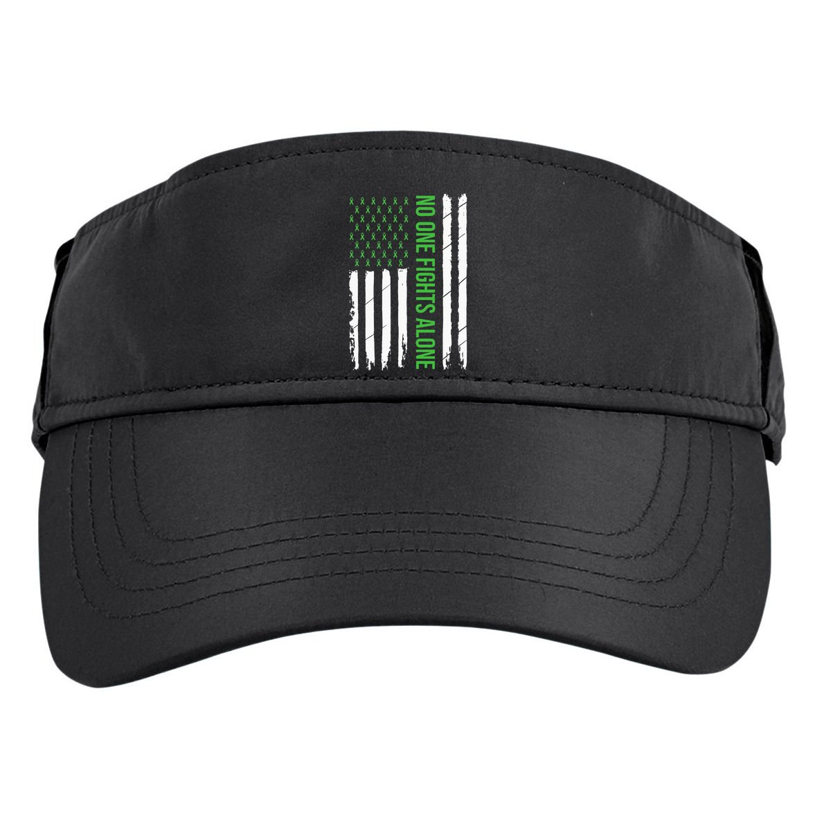 Mental Health Awareness Green Ribbon Adult Drive Performance Visor