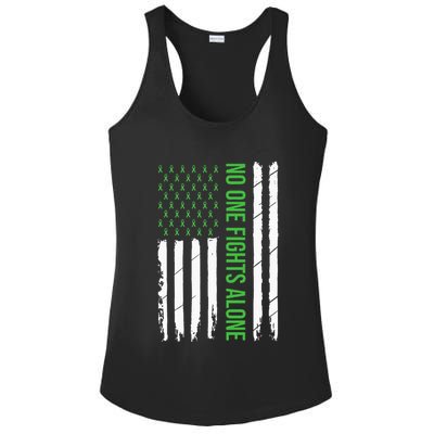 Mental Health Awareness Green Ribbon Ladies PosiCharge Competitor Racerback Tank