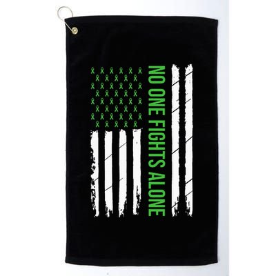 Mental Health Awareness Green Ribbon Golf Towel