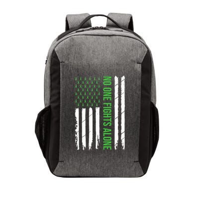 Mental Health Awareness Green Ribbon Vector Backpack