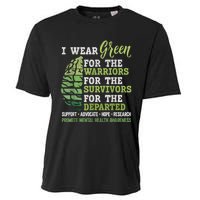 Mental Health Awareness Matters Support I Wear Green Warrior Cooling Performance Crew T-Shirt