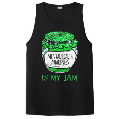 Mental Health Awareness is My Jam Human Brain Illness PosiCharge Competitor Tank