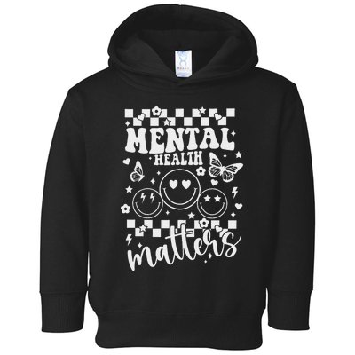 Mental Health Awareness Heart Wear Green For Mental Health Toddler Hoodie