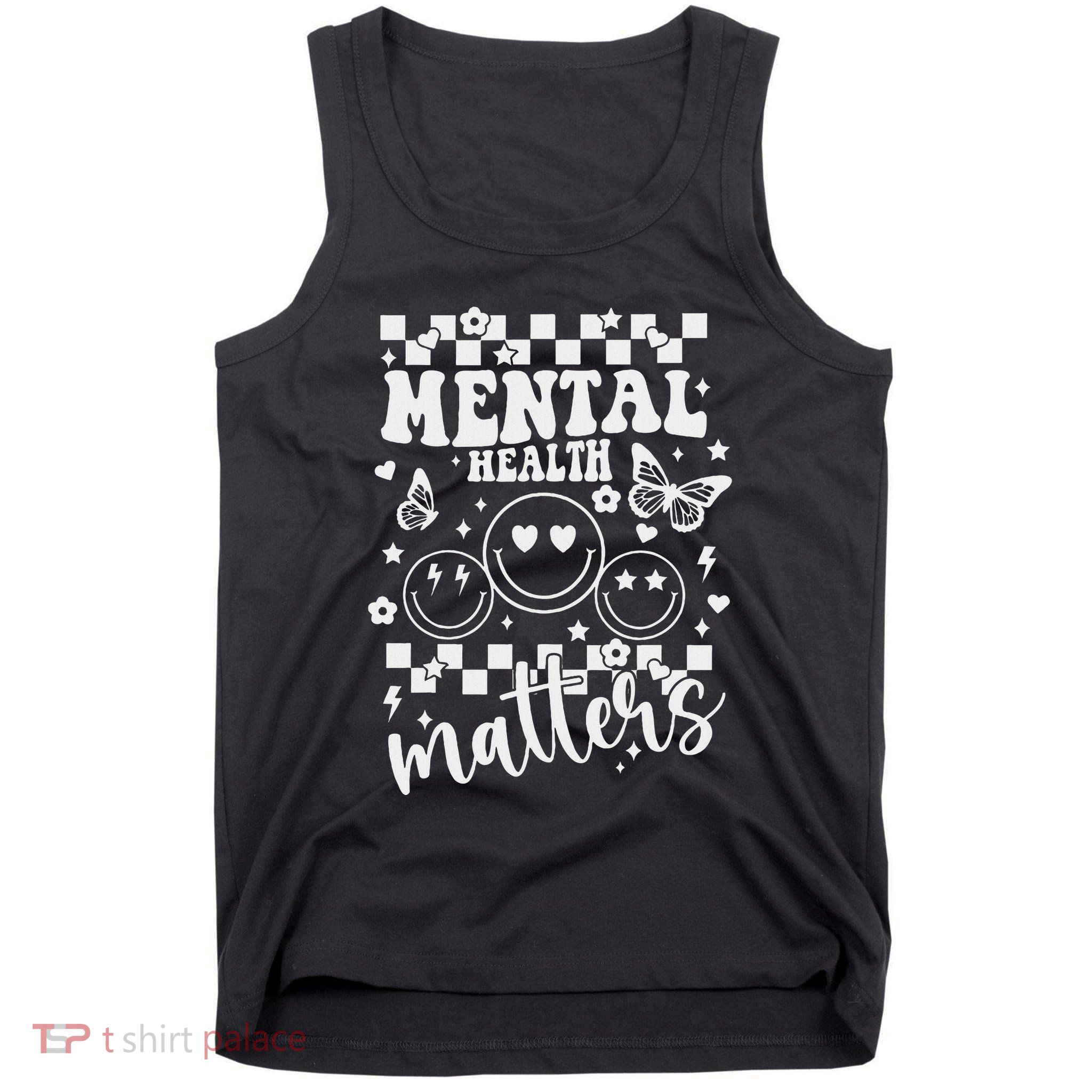 Mental Health Awareness Heart Wear Green For Mental Health Tank Top