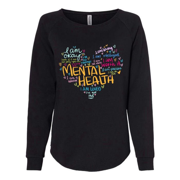 Mental Health Awareness Gifts Depression Womens California Wash Sweatshirt