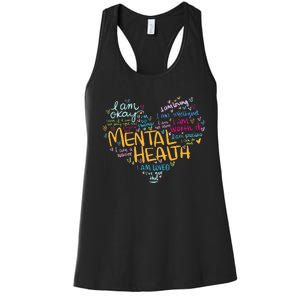 Mental Health Awareness Gifts Depression Women's Racerback Tank