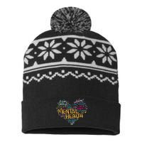 Mental Health Awareness Gifts Depression USA-Made Snowflake Beanie