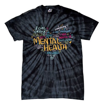 Mental Health Awareness Funny Gift Depression Cool Gift Tie-Dye T-Shirt