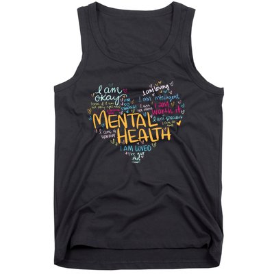 Mental Health Awareness Funny Gift Depression Cool Gift Tank Top