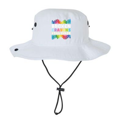 Mental Health Awareness Supporter Broken Crayons Still Color Legacy Cool Fit Booney Bucket Hat