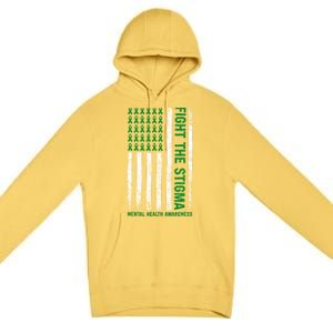 Mental Health Awareness Fight The Stigma Mental Health Premium Pullover Hoodie