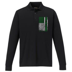 Mental Health Awareness Fight The Stigma Mental Health Performance Long Sleeve Polo