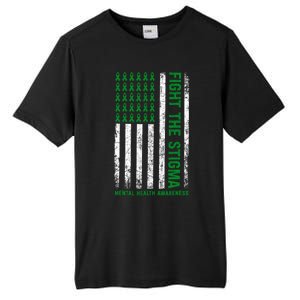 Mental Health Awareness Fight The Stigma Mental Health Tall Fusion ChromaSoft Performance T-Shirt