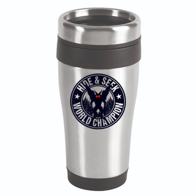 Mothman Hide And Seek World Champion Cool Mothman Silhouette 16oz Travel Tumbler