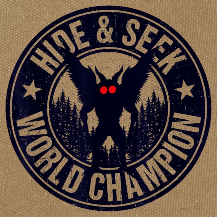 Mothman Hide And Seek World Champion Cool Mothman Silhouette Cotton Canvas Backpack