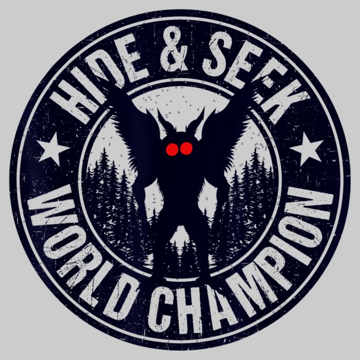 Mothman Hide And Seek World Champion Cool Mothman Silhouette Tie-Dye T-Shirt
