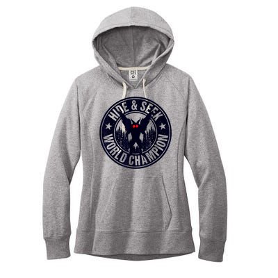 Mothman Hide And Seek World Champion Cool Mothman Silhouette Women's Fleece Hoodie