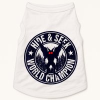 Mothman Hide And Seek World Champion Cool Mothman Silhouette Doggie Tank