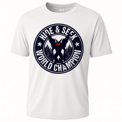 Mothman Hide And Seek World Champion Cool Mothman Silhouette Performance Shirt