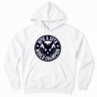 Mothman Hide And Seek World Champion Cool Mothman Silhouette Hoodie