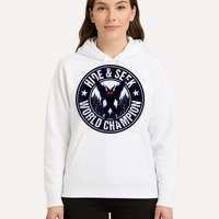 Mothman Hide And Seek World Champion Cool Mothman Silhouette Hoodie