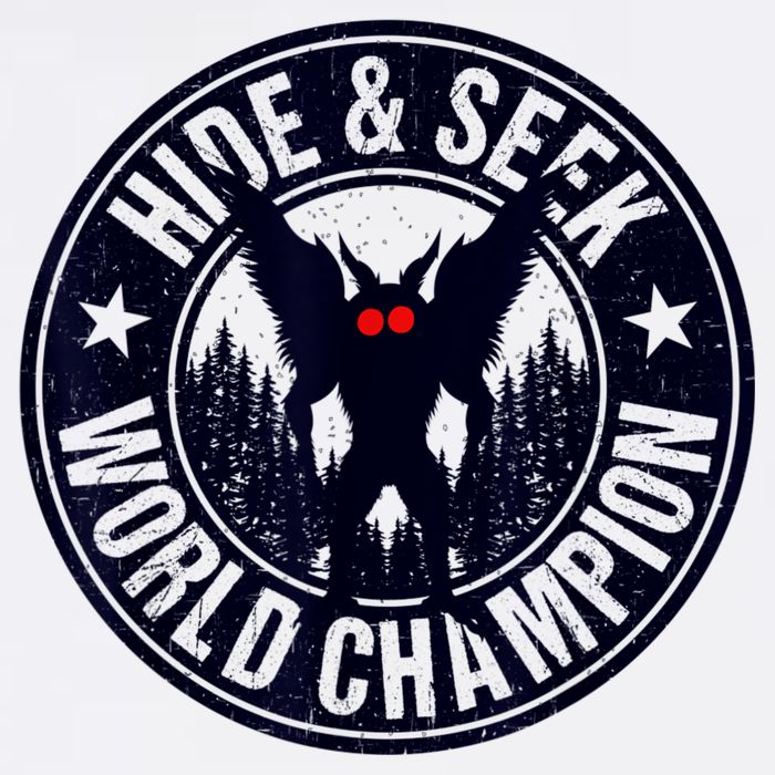Mothman Hide And Seek World Champion Cool Mothman Silhouette Hoodie
