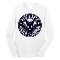 Mothman Hide And Seek World Champion Cool Mothman Silhouette Long Sleeve Shirt