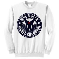 Mothman Hide And Seek World Champion Cool Mothman Silhouette Sweatshirt