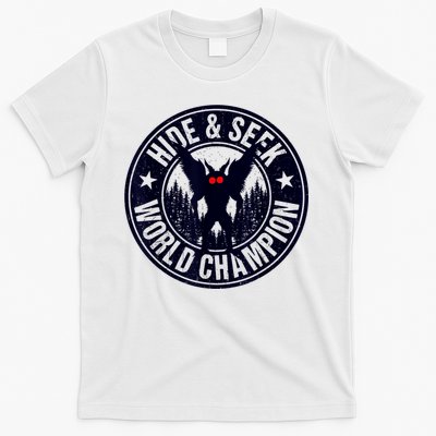 Mothman Hide And Seek World Champion Cool Mothman Silhouette T-Shirt
