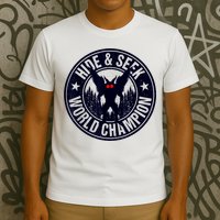 Mothman Hide And Seek World Champion Cool Mothman Silhouette T-Shirt