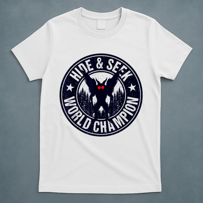 Mothman Hide And Seek World Champion Cool Mothman Silhouette T-Shirt
