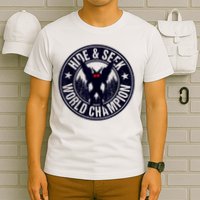 Mothman Hide And Seek World Champion Cool Mothman Silhouette T-Shirt