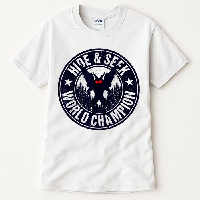 Mothman Hide And Seek World Champion Cool Mothman Silhouette Tall T-Shirt