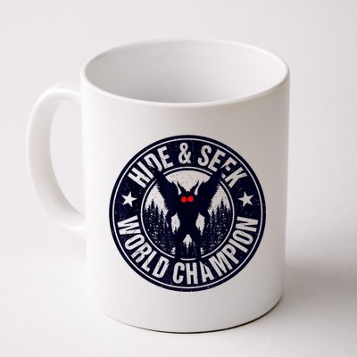 Mothman Hide And Seek World Champion Cool Mothman Silhouette Mug