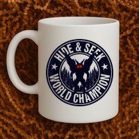 Mothman Hide And Seek World Champion Cool Mothman Silhouette Mug