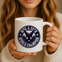 Mothman Hide And Seek World Champion Cool Mothman Silhouette Mug