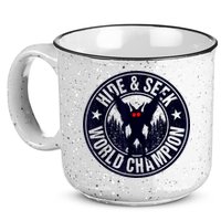 Mothman Hide And Seek World Champion Cool Mothman Silhouette 15oz Campfire Ceramic Mug