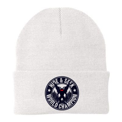 Mothman Hide And Seek World Champion Cool Mothman Silhouette Beanie