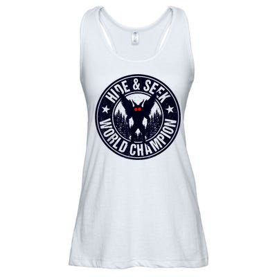 Mothman Hide And Seek World Champion Cool Mothman Silhouette Ladies Essential Flowy Tank