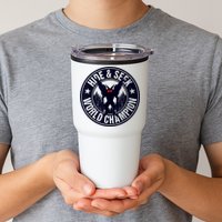 Mothman Hide And Seek World Champion Cool Mothman Silhouette Tumbler
