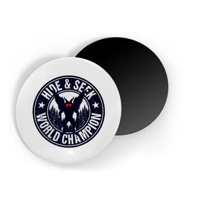Mothman Hide And Seek World Champion Cool Mothman Silhouette Magnet